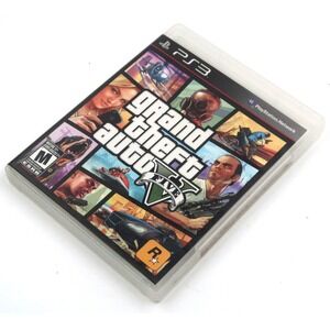 Grand Theft Auto 5 Five - Sony PlayStation 3 PS3 Game -  With Manual & Map